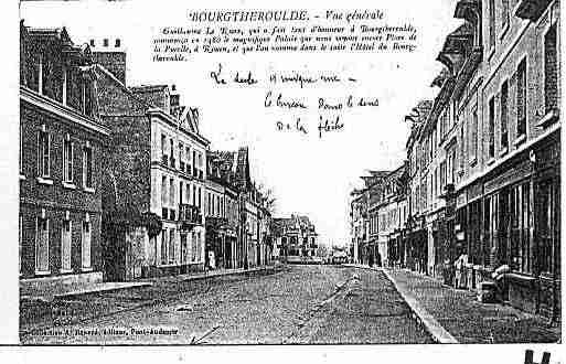 Ville de BOURGTHEROULDE Carte postale ancienne