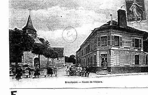 Ville de BREUILPONT Carte postale ancienne