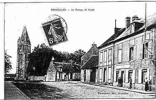 Ville de BREZOLLES Carte postale ancienne