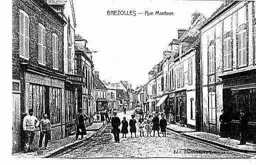 Ville de BREZOLLES Carte postale ancienne