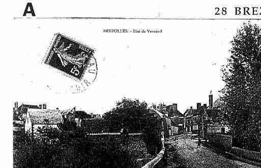 Ville de BREZOLLES Carte postale ancienne