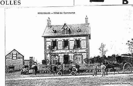 Ville de BREZOLLES Carte postale ancienne