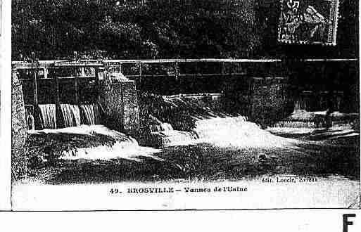 Ville de BROSVILLE Carte postale ancienne