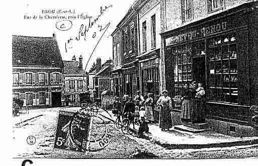 Ville de BROU Carte postale ancienne