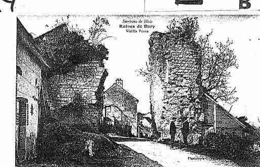 Ville de BURY Carte postale ancienne