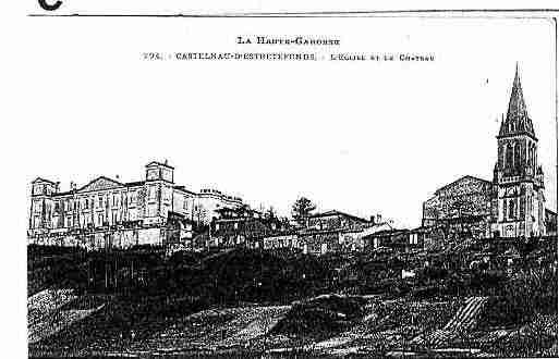 Ville de CASTELNAUD\\\'ESTRETEFONDS Carte postale ancienne