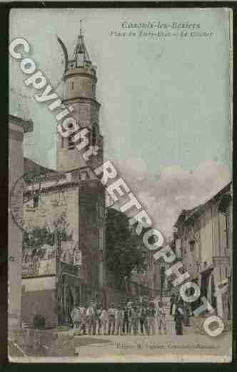 Ville de CAZOULSLESBEZIERS Carte postale ancienne