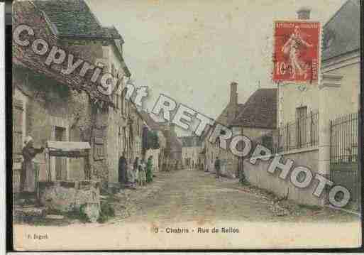 Ville de CHABRIS Carte postale ancienne