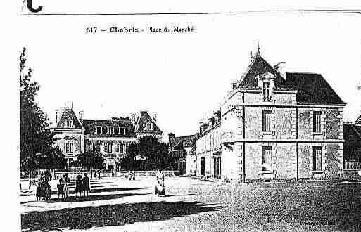 Ville de CHABRIS Carte postale ancienne