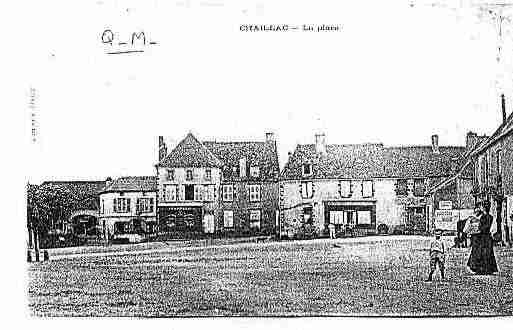 Ville de CHAILLAC Carte postale ancienne