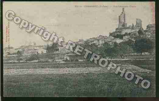 Ville de CHAMARET Carte postale ancienne