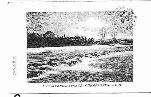 Ville de CHAMPAGNESURLOUE Carte postale ancienne