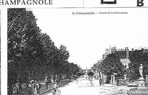 Ville de CHAMPAGNOLE Carte postale ancienne