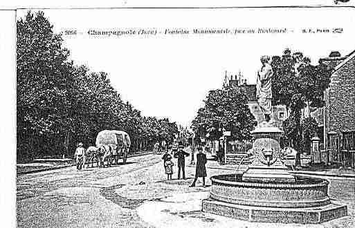 Ville de CHAMPAGNOLE Carte postale ancienne