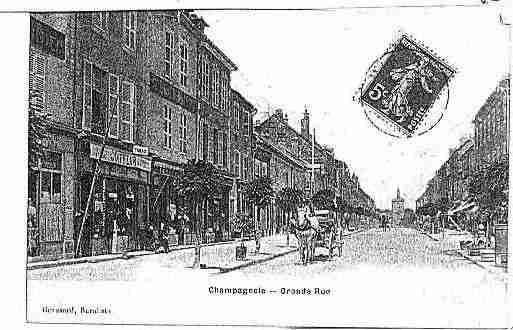 Ville de CHAMPAGNOLE Carte postale ancienne