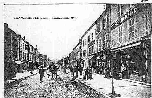 Ville de CHAMPAGNOLE Carte postale ancienne