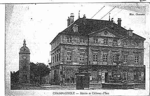 Ville de CHAMPAGNOLE Carte postale ancienne