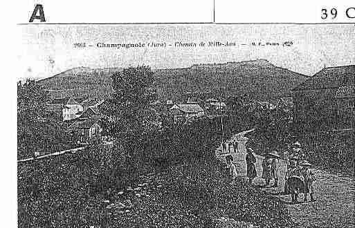 Ville de CHAMPAGNOLE Carte postale ancienne