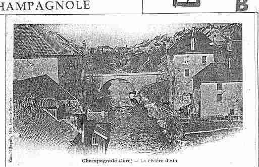 Ville de CHAMPAGNOLE Carte postale ancienne