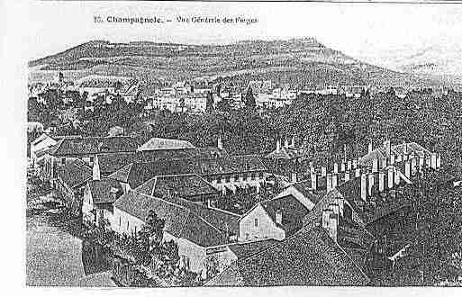 Ville de CHAMPAGNOLE Carte postale ancienne