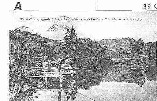 Ville de CHAMPAGNOLE Carte postale ancienne