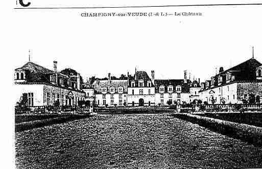 Ville de CHAMPIGNYSURVEUDE Carte postale ancienne