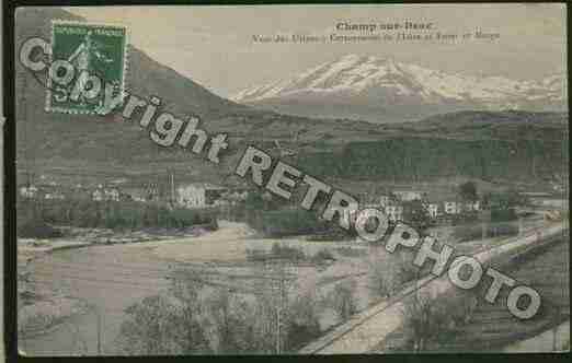 Ville de CHAMPSURDRAC Carte postale ancienne