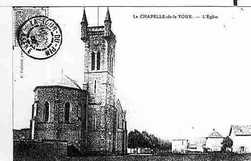 Ville de CHAPELLEDELATOUR(LA) Carte postale ancienne