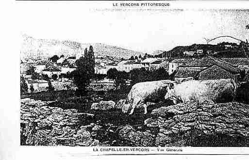 Ville de CHAPELLEENVERCORS(LA) Carte postale ancienne