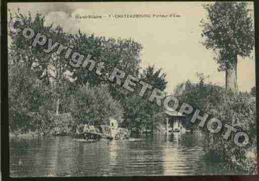 Ville de CHATEAUBOURG Carte postale ancienne