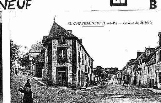 Ville de CHATEAUNEUF Carte postale ancienne