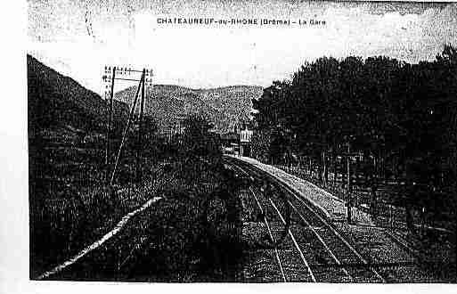 Ville de CHATEAUNEUFDURHONE Carte postale ancienne