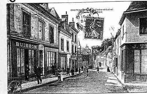 Ville de CHATEAURENAULT Carte postale ancienne