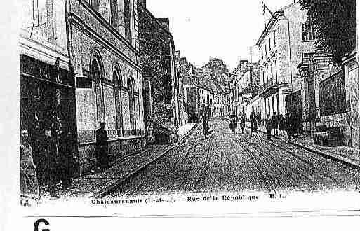 Ville de CHATEAURENAULT Carte postale ancienne