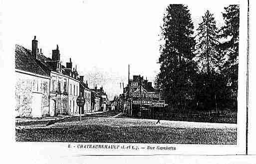 Ville de CHATEAURENAULT Carte postale ancienne