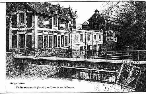 Ville de CHATEAURENAULT Carte postale ancienne