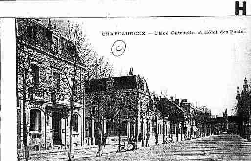 Ville de CHATEAUROUX Carte postale ancienne