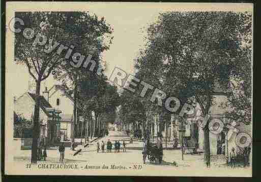 Ville de CHATEAUROUX Carte postale ancienne