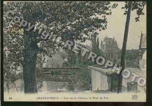 Ville de CHATEAUROUX Carte postale ancienne