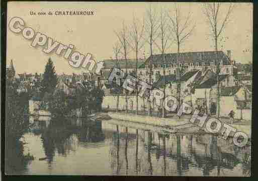 Ville de CHATEAUROUX Carte postale ancienne