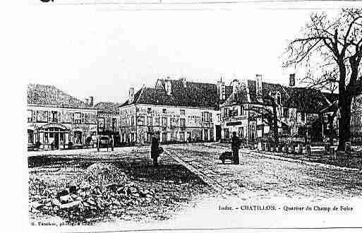 Ville de CHATILLONSURINDRE Carte postale ancienne