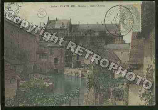 Ville de CHATILLONSURINDRE Carte postale ancienne