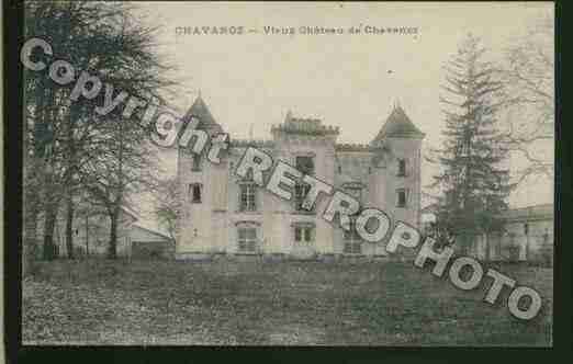 Ville de CHAVANOZ Carte postale ancienne