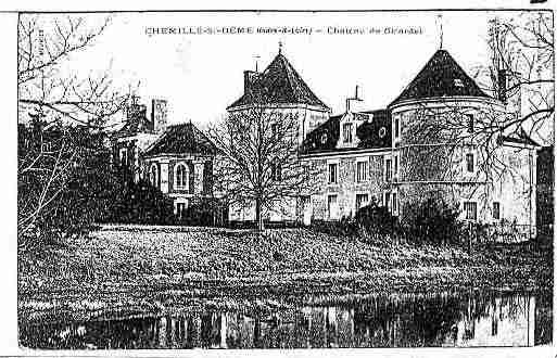 Ville de CHEMILLESURDEME Carte postale ancienne