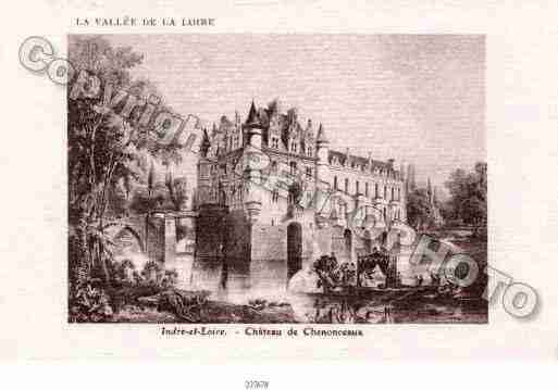 Ville de CHENONCEAUX Carte postale ancienne