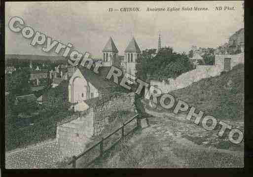 Ville de CHINON Carte postale ancienne