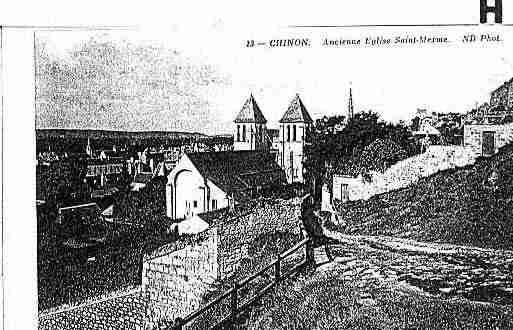 Ville de CHINON Carte postale ancienne