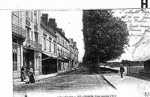 Ville de CHINON Carte postale ancienne