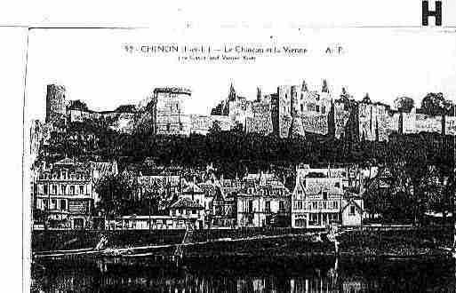 Ville de CHINON Carte postale ancienne