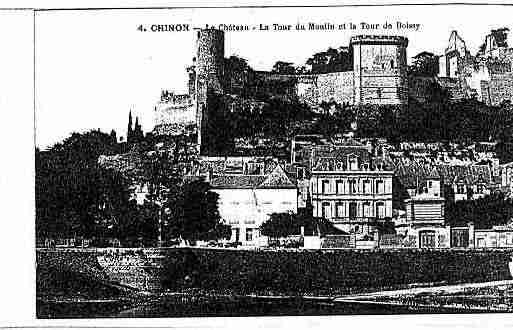 Ville de CHINON Carte postale ancienne